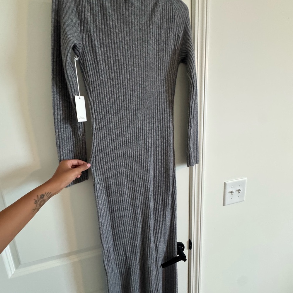 Abercrombie & Fitch Gray Long Sleeve Dress